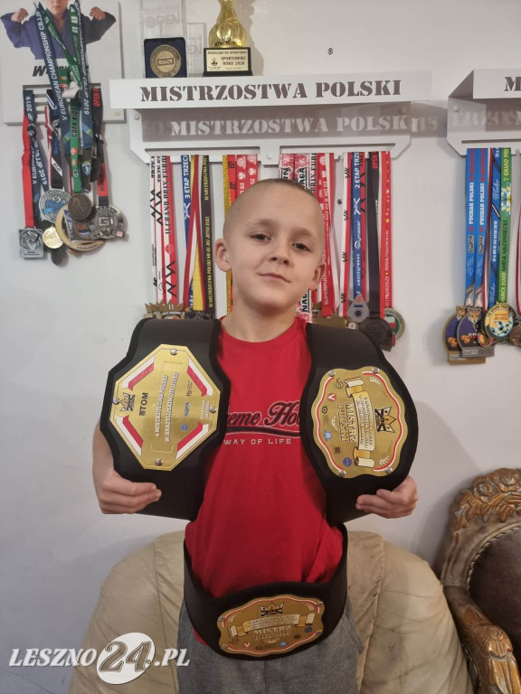 Dwunastoletni Tyson z Leszna zdobywa kolejne medale w sportach walki