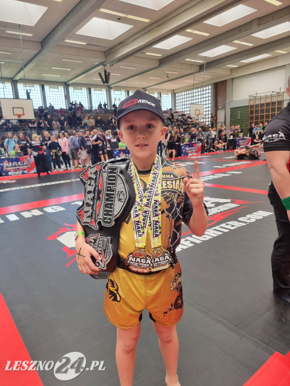 Dwunastoletni Tyson z Leszna zdobywa kolejne medale w sportach walki