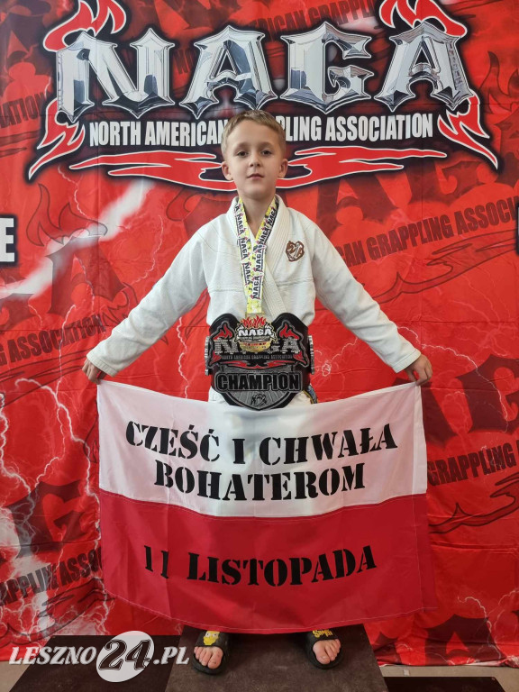 Dwunastoletni Tyson z Leszna zdobywa kolejne medale w sportach walki