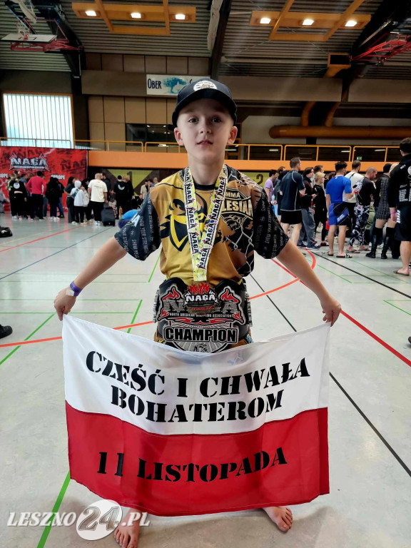 Dwunastoletni Tyson z Leszna zdobywa kolejne medale w sportach walki