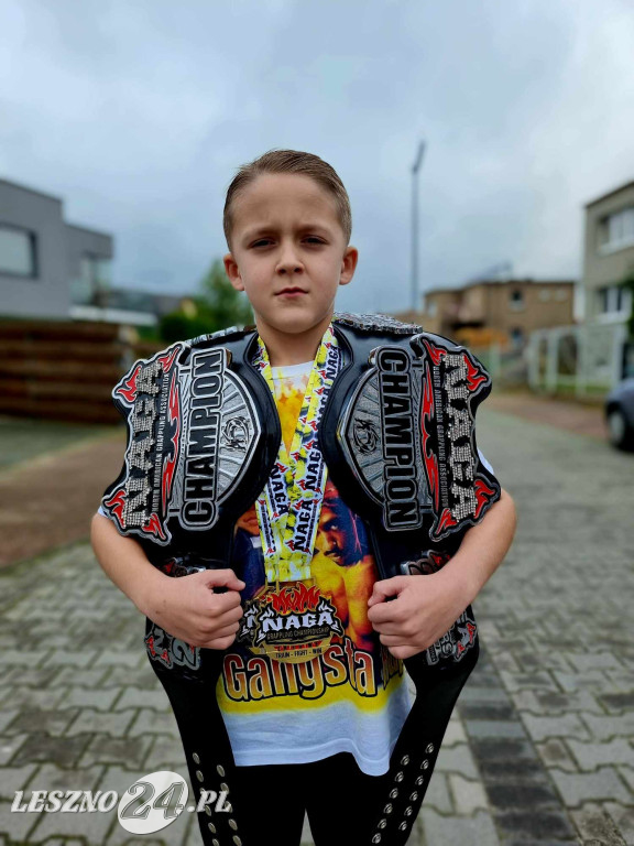 Dwunastoletni Tyson z Leszna zdobywa kolejne medale w sportach walki