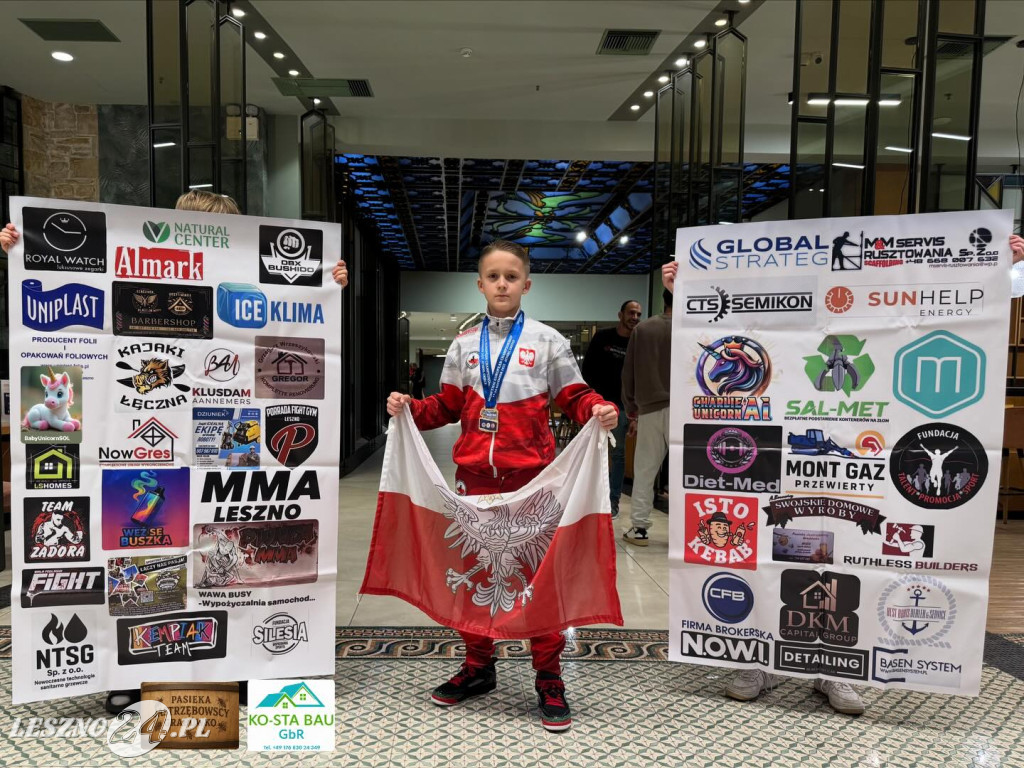 Dwunastoletni Tyson z Leszna zdobywa kolejne medale w sportach walki