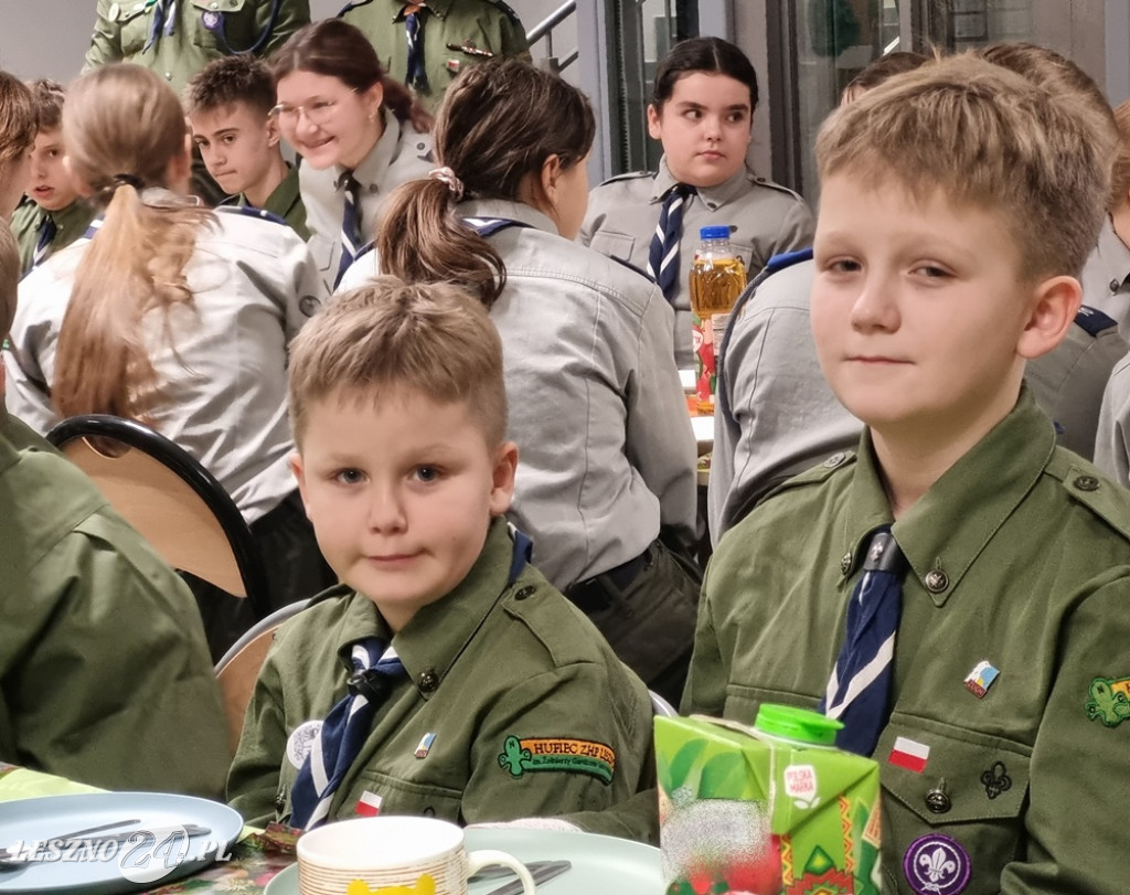 Spotkanie świąteczne szczepu ZHP w Dąbczu