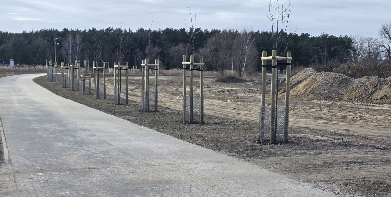 Ścieżka pieszo-rowerowa w Zaborowie