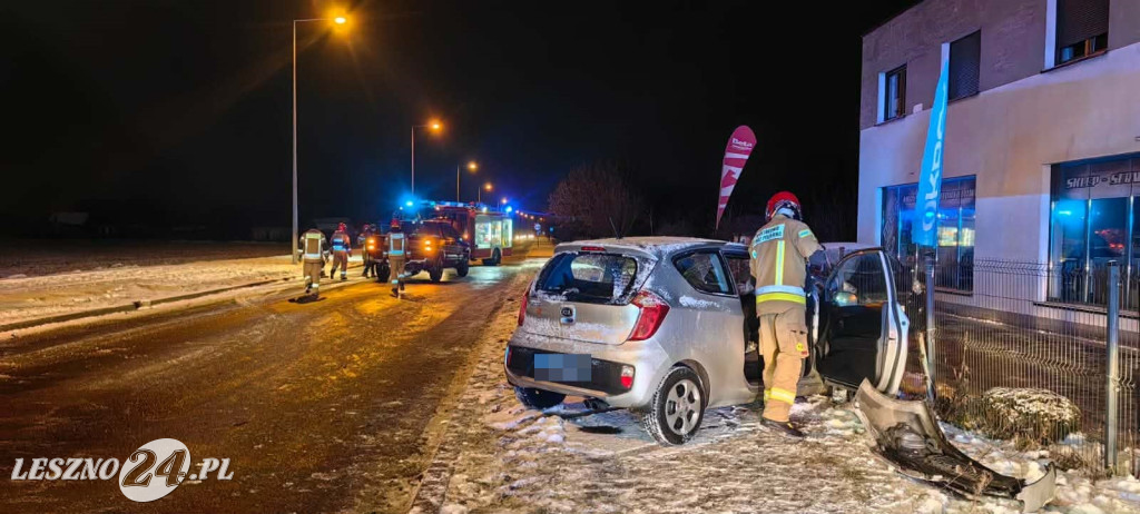 Zderzenie dwóch aut w Święciechowie