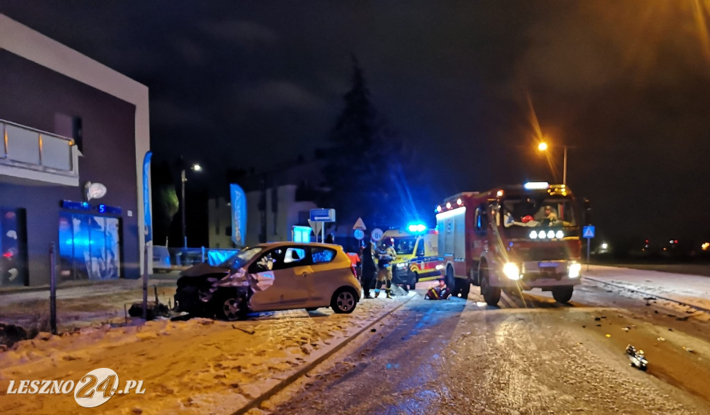 Zderzenie dwóch aut w Święciechowie