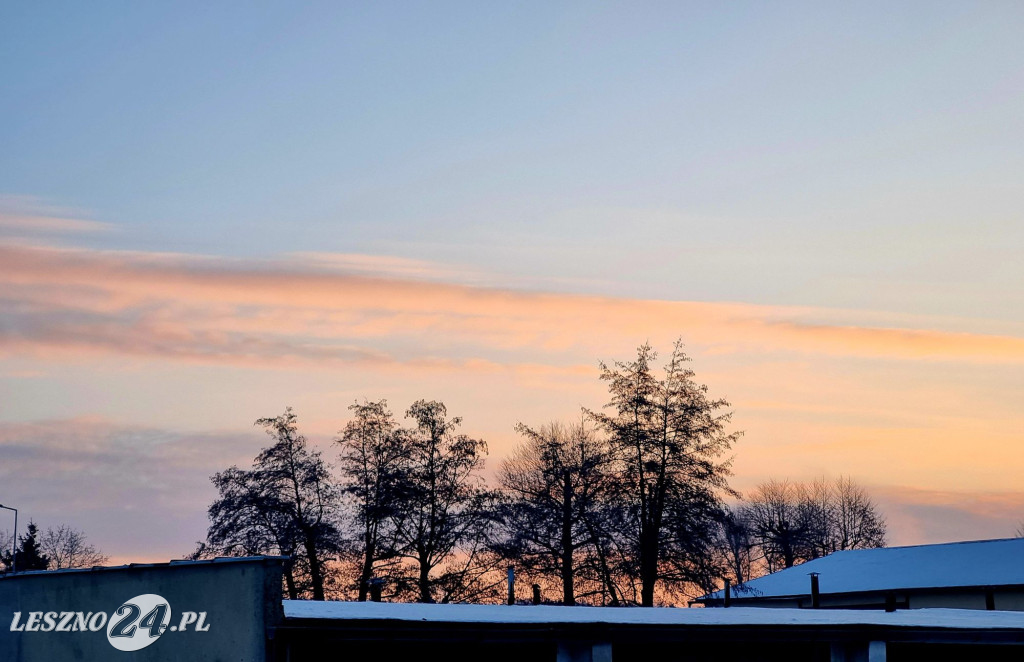 Poranek w Lesznie 6 stycznia 2025 roku