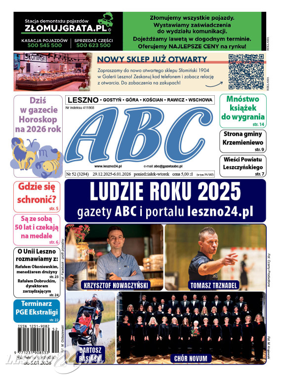 Chór Novum z Rydzyny - Ludzie Roku 2025