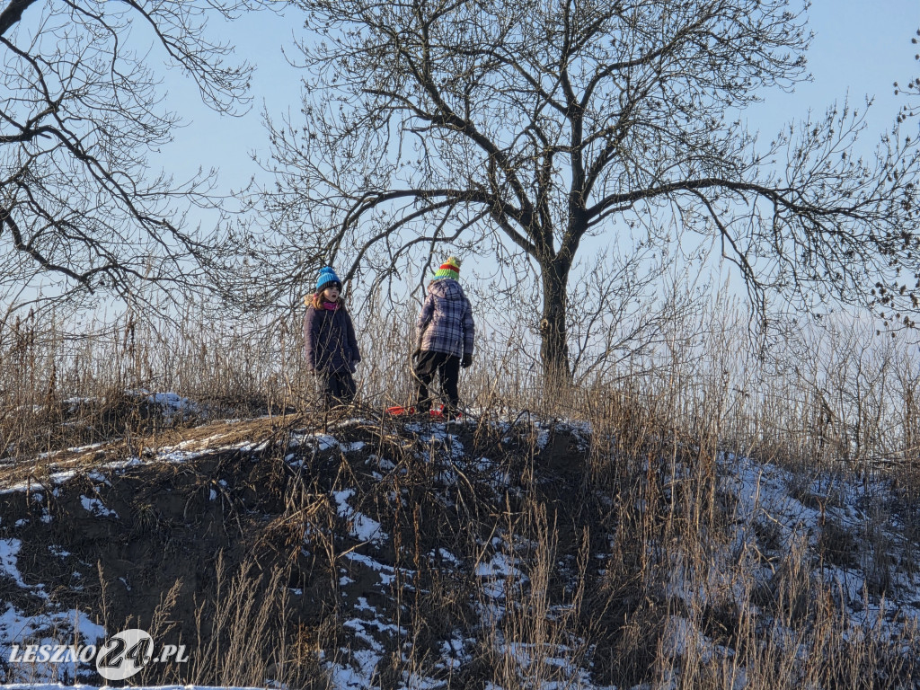 Kulig nad zbiornikiem w Zaborowie