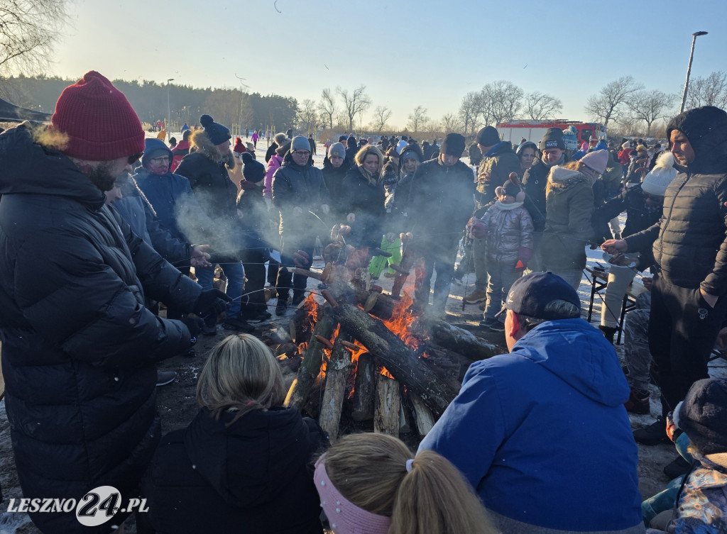 Kulig nad zbiornikiem w Zaborowie