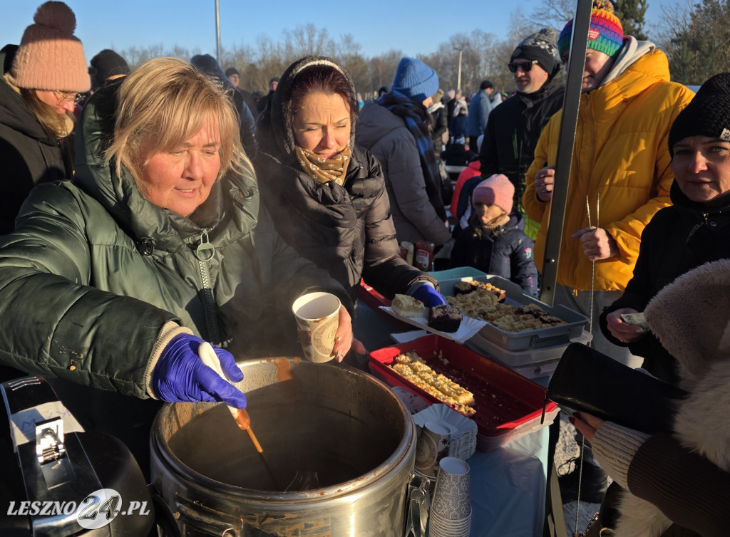 Kulig nad zbiornikiem w Zaborowie