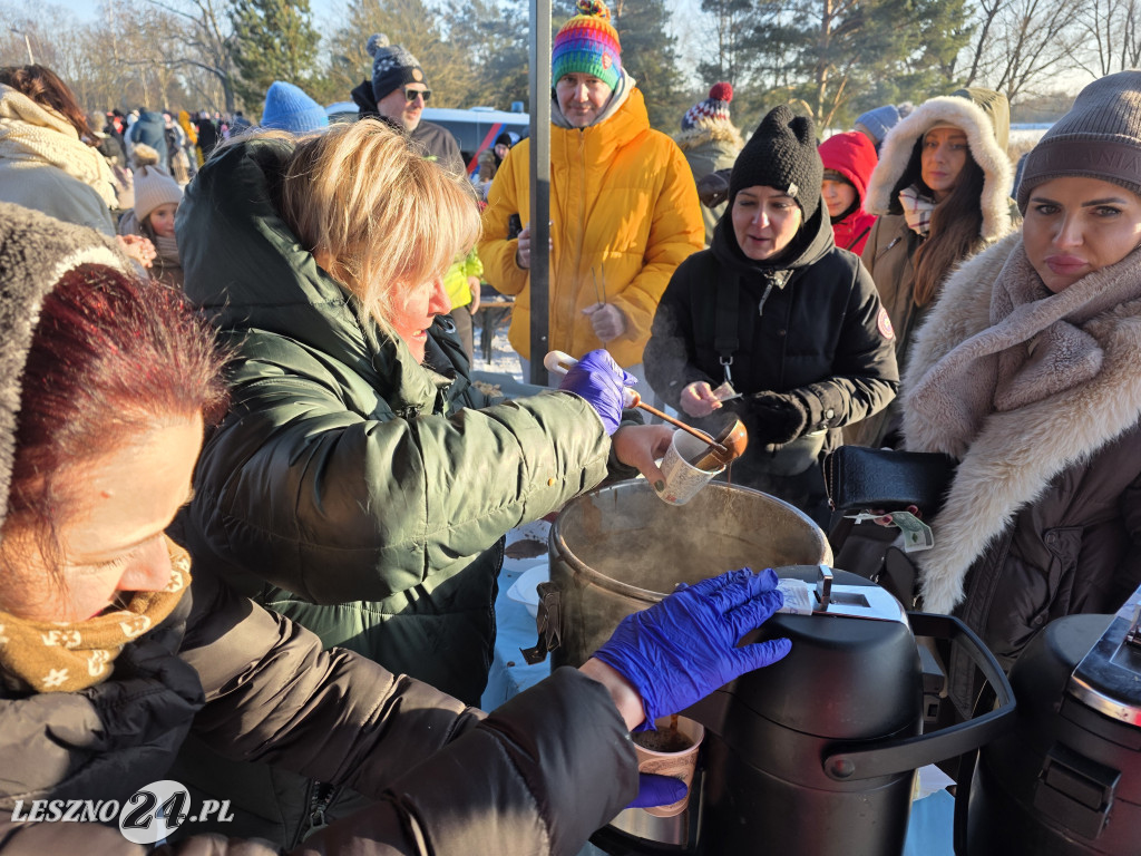 Kulig nad zbiornikiem w Zaborowie