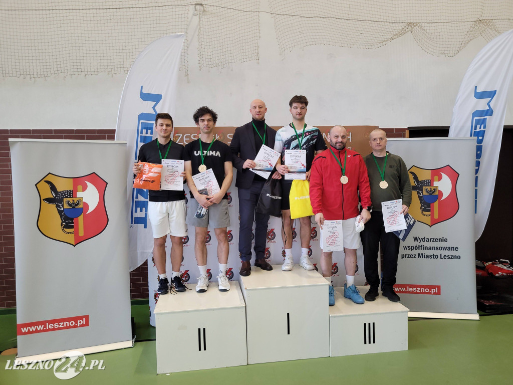 Rywalizowali w VI Mistrzostwach Leszna w Badmintonie