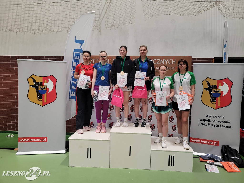 Rywalizowali w VI Mistrzostwach Leszna w Badmintonie