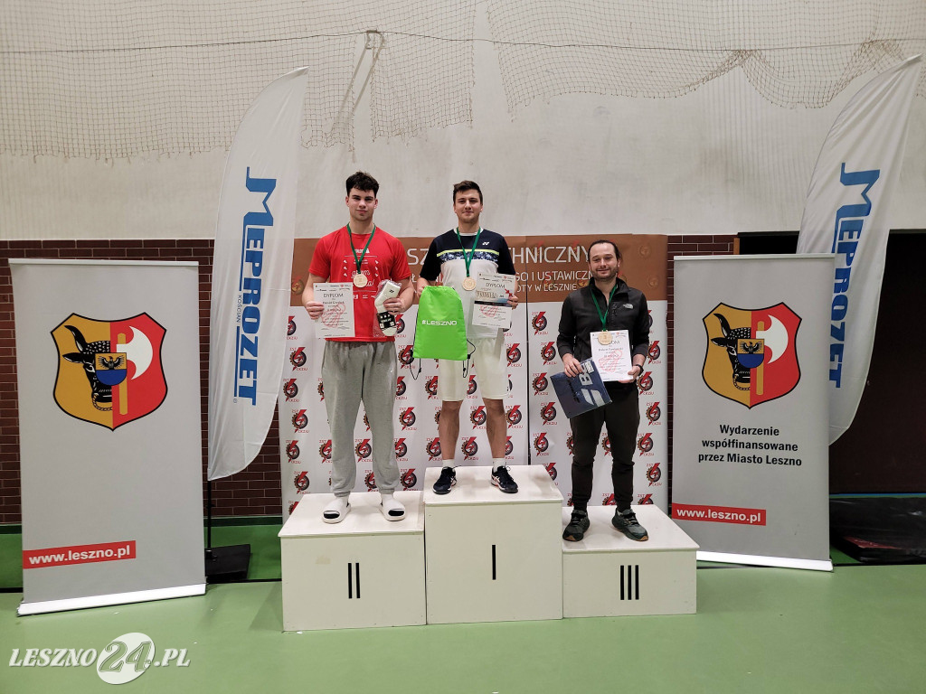 Rywalizowali w VI Mistrzostwach Leszna w Badmintonie