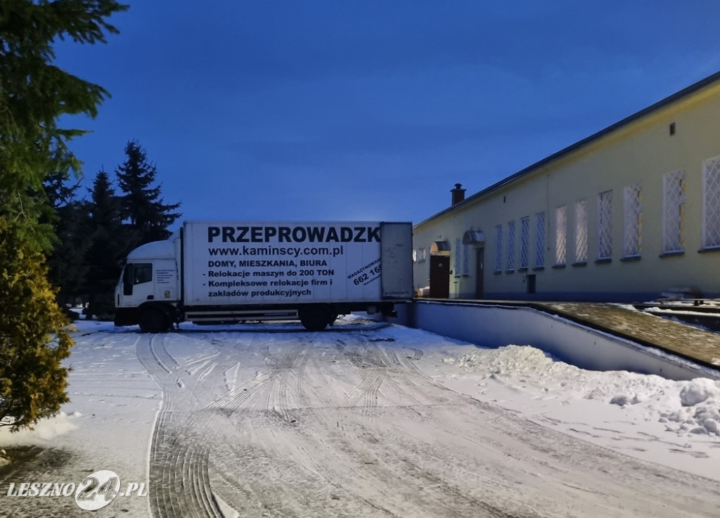 Transport akt z Archiwum Państwowego w Lesznie