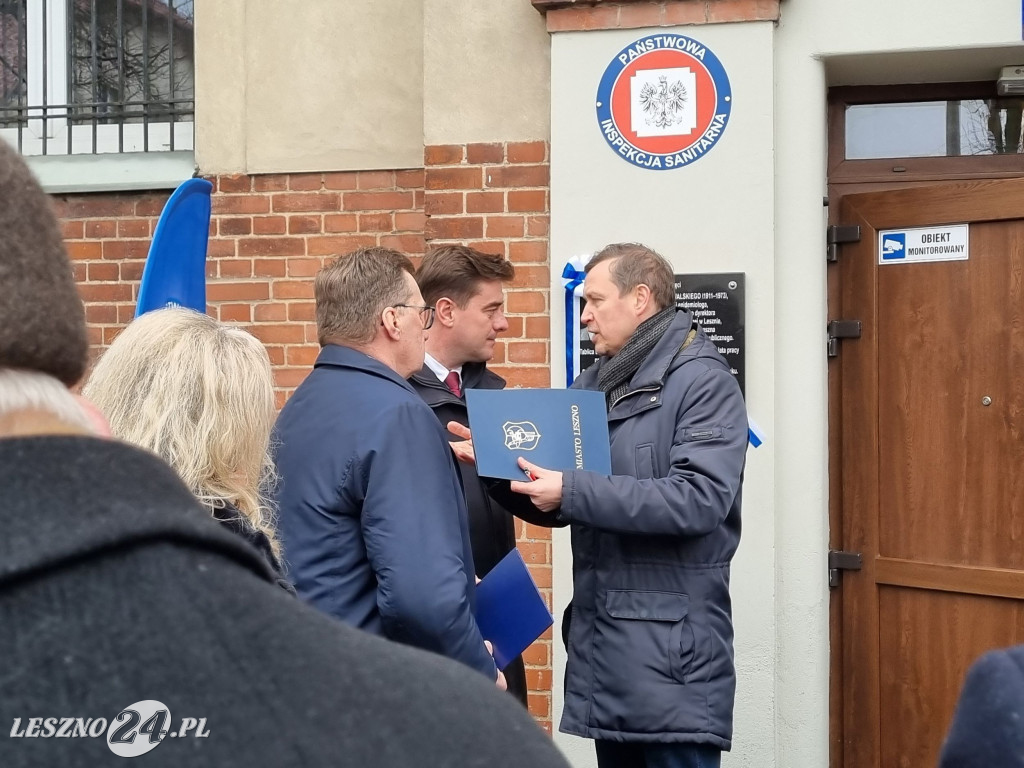 Odsłonięcie tablicy dra n. med. Mariana Kowalskiego