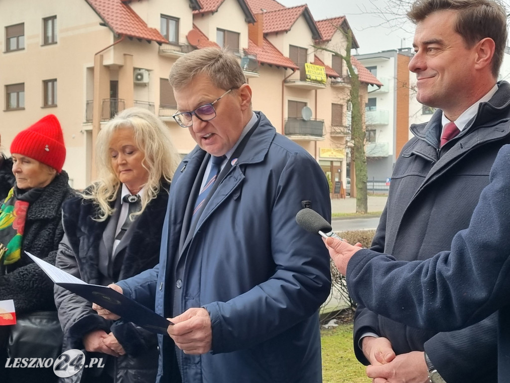 Odsłonięcie tablicy dra n. med. Mariana Kowalskiego