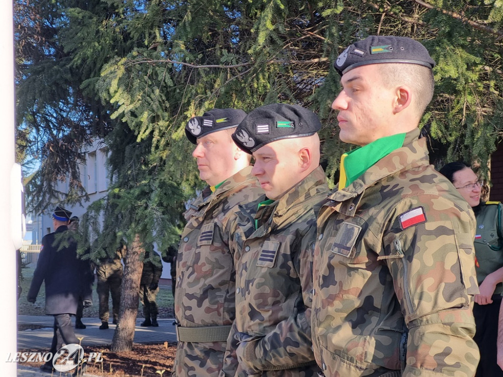 Odsłonięcie Pomnika Żołnierzy 55. Poznańskiego Pułku Piechoty przy ZST