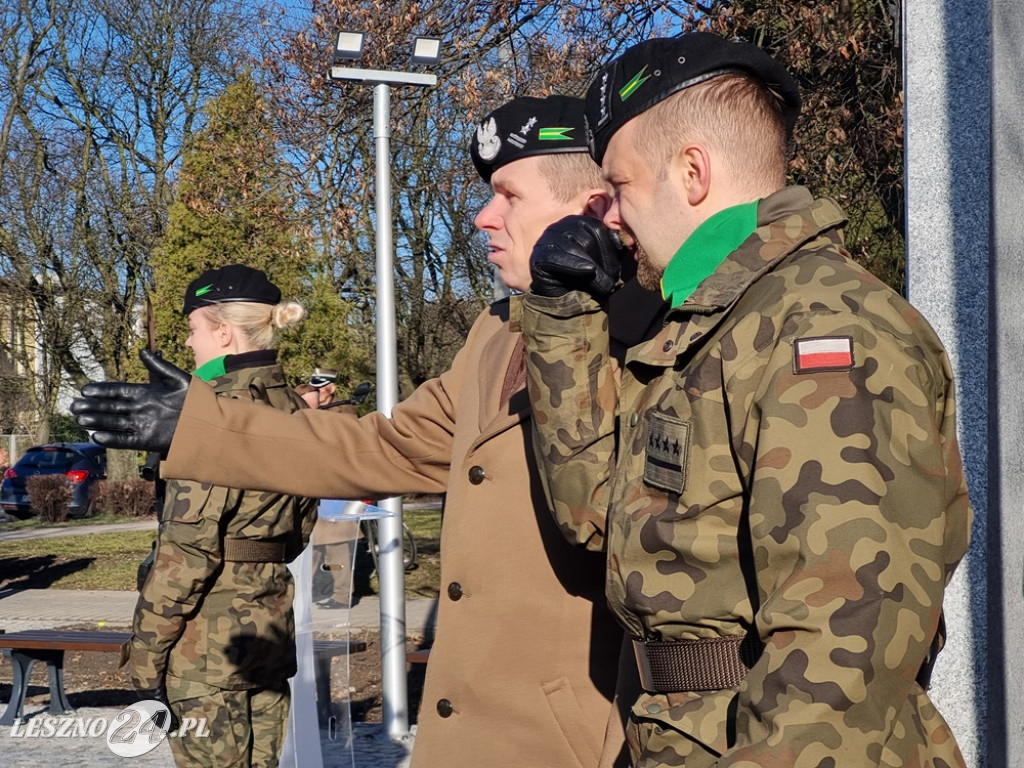 Odsłonięcie Pomnika Żołnierzy 55. Poznańskiego Pułku Piechoty przy ZST