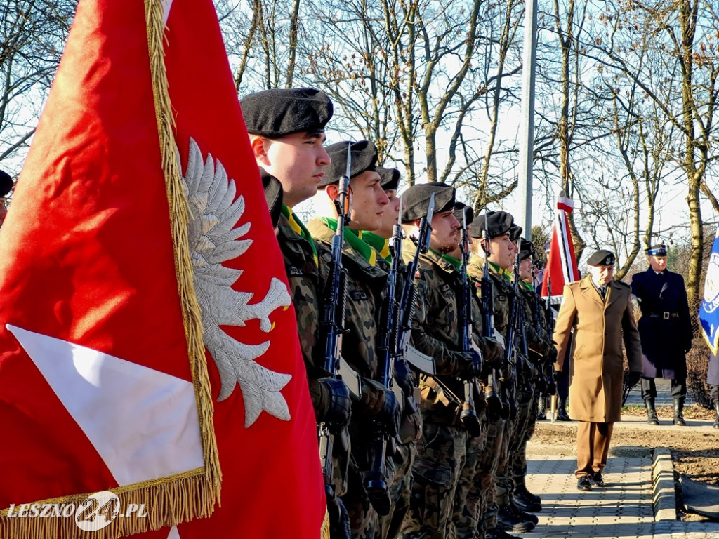 Odsłonięcie Pomnika Żołnierzy 55. Poznańskiego Pułku Piechoty przy ZST