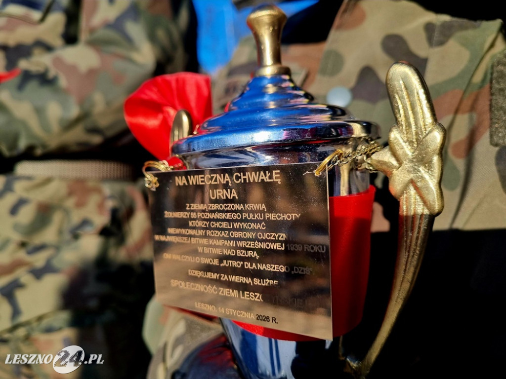 Odsłonięcie Pomnika Żołnierzy 55. Poznańskiego Pułku Piechoty przy ZST