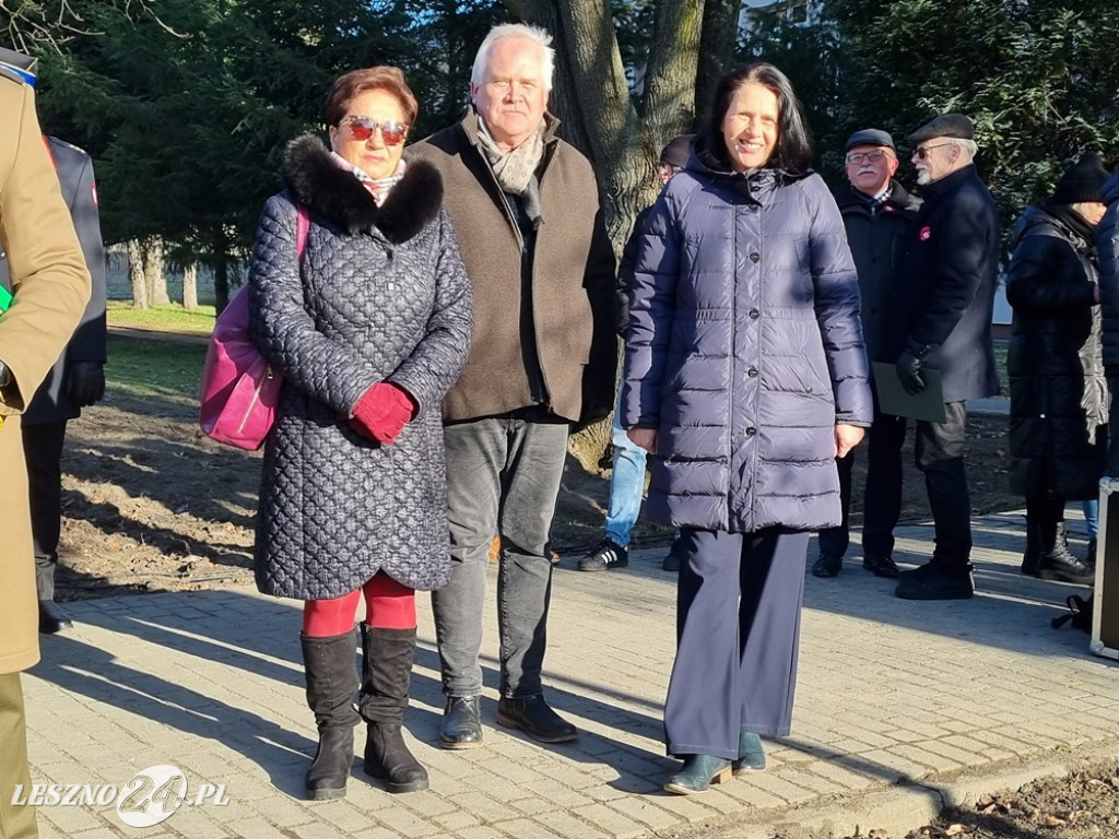 Odsłonięcie Pomnika Żołnierzy 55. Poznańskiego Pułku Piechoty przy ZST