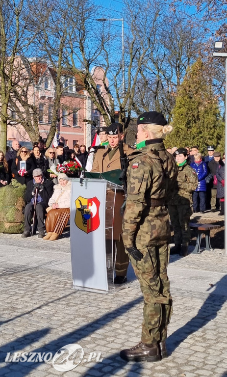 Odsłonięcie Pomnika Żołnierzy 55. Poznańskiego Pułku Piechoty przy ZST