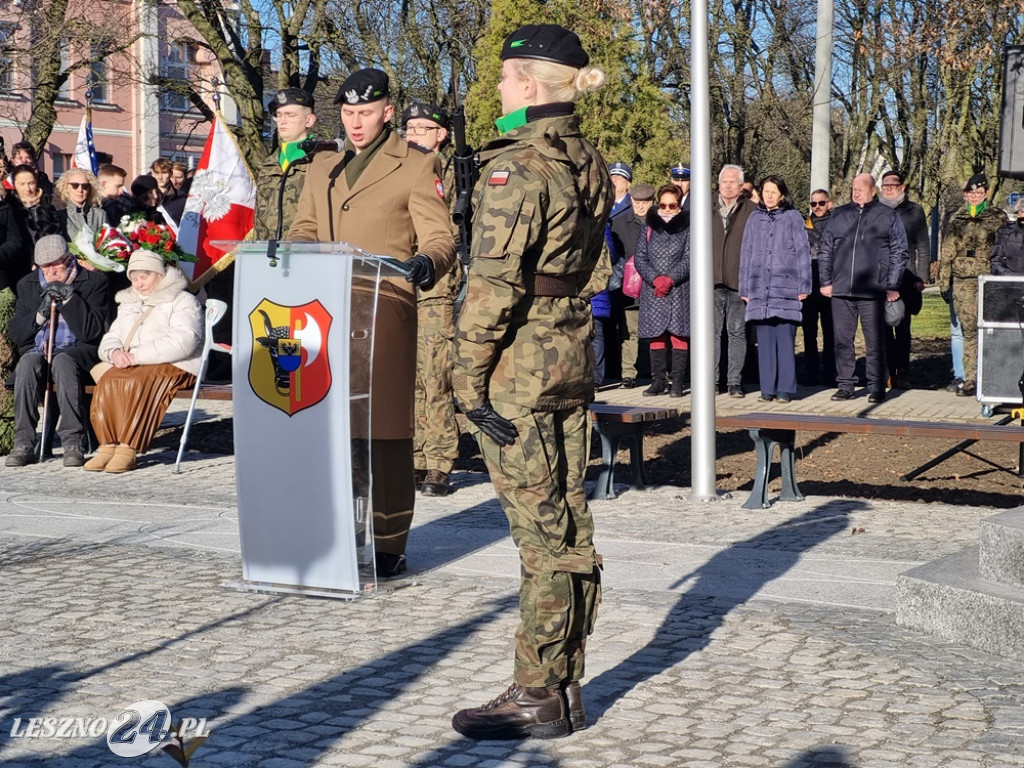 Odsłonięcie Pomnika Żołnierzy 55. Poznańskiego Pułku Piechoty przy ZST