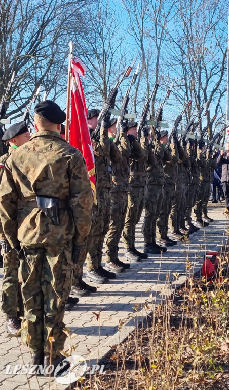 Odsłonięcie Pomnika Żołnierzy 55. Poznańskiego Pułku Piechoty przy ZST