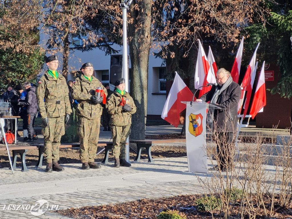 Odsłonięcie Pomnika Żołnierzy 55. Poznańskiego Pułku Piechoty przy ZST