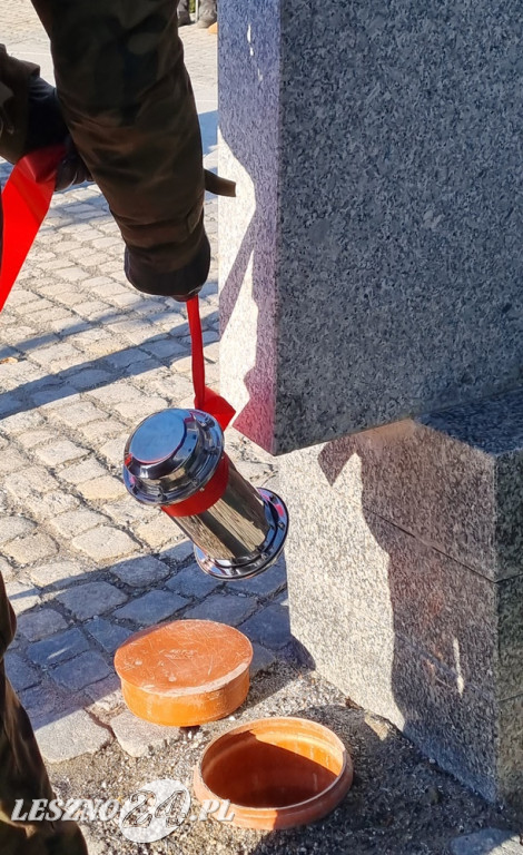 Odsłonięcie Pomnika Żołnierzy 55. Poznańskiego Pułku Piechoty przy ZST