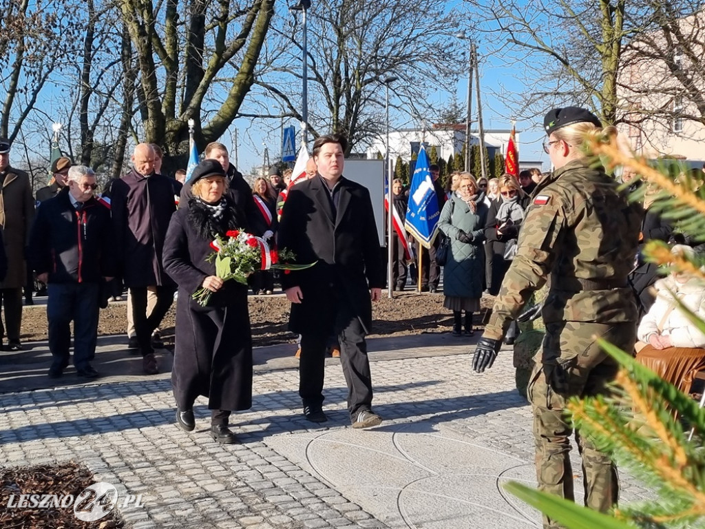 Odsłonięcie Pomnika Żołnierzy 55. Poznańskiego Pułku Piechoty przy ZST