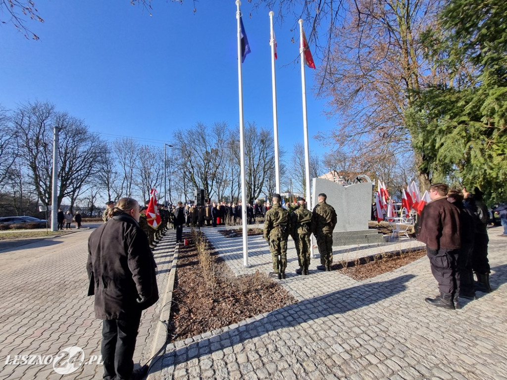 Odsłonięcie Pomnika Żołnierzy 55. Poznańskiego Pułku Piechoty przy ZST