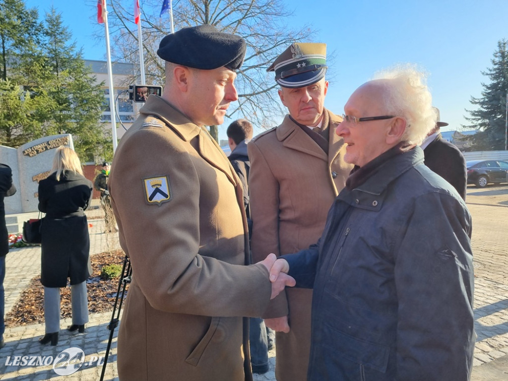 Odsłonięcie Pomnika Żołnierzy 55. Poznańskiego Pułku Piechoty przy ZST