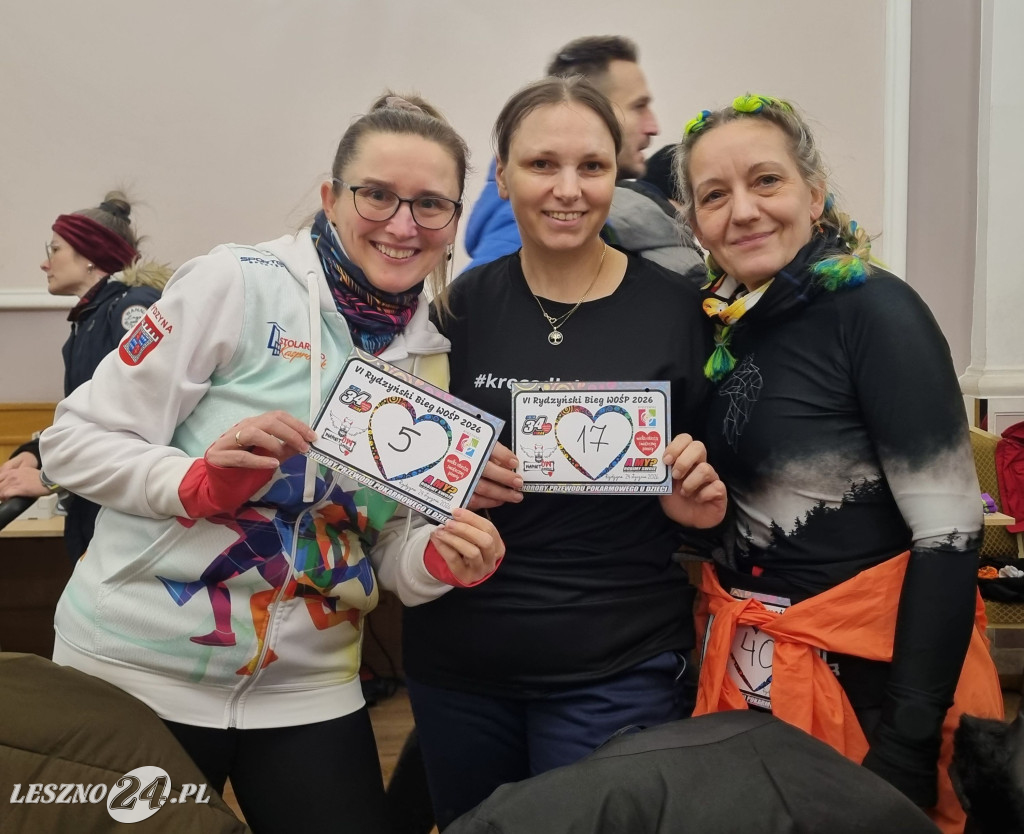 VI Bieg WOŚP w Rydzynie z Człowiekiem Roku 2025