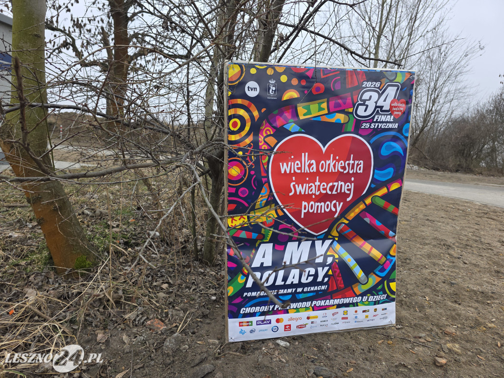Bieg i kijomarsz dla WOŚP 2026 w Lesznie Zaborowie