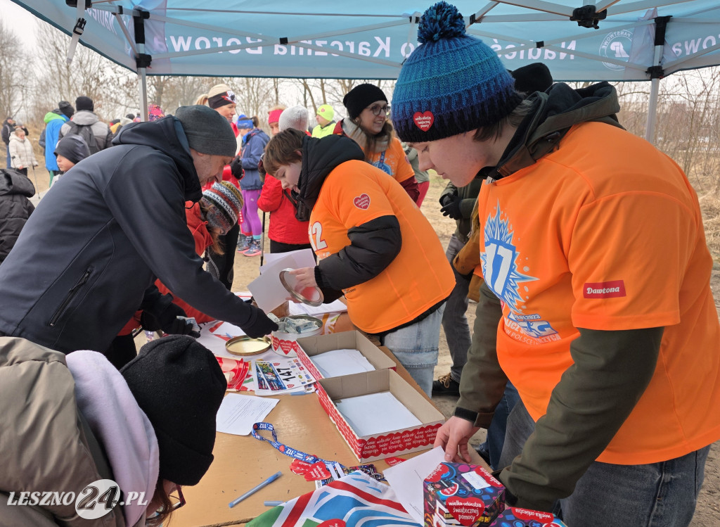 Bieg i kijomarsz dla WOŚP 2026 w Lesznie Zaborowie