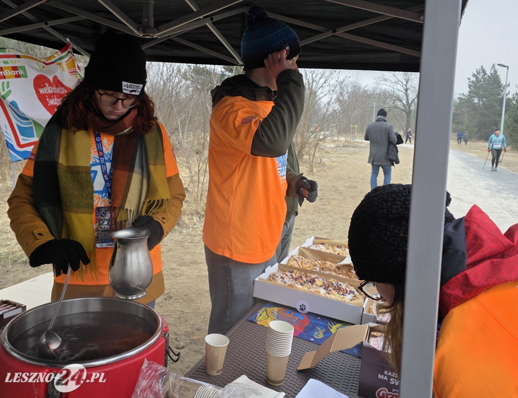 Bieg i kijomarsz dla WOŚP 2026 w Lesznie Zaborowie