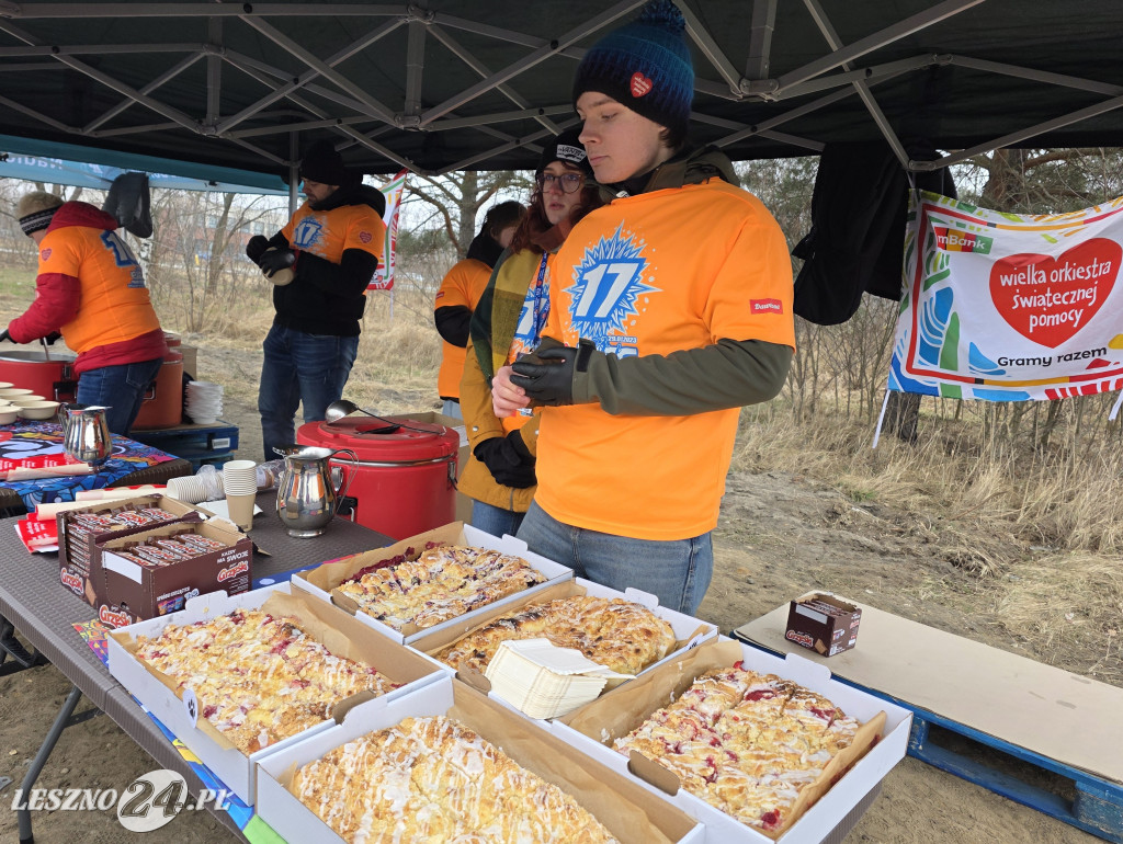 Bieg i kijomarsz dla WOŚP 2026 w Lesznie Zaborowie