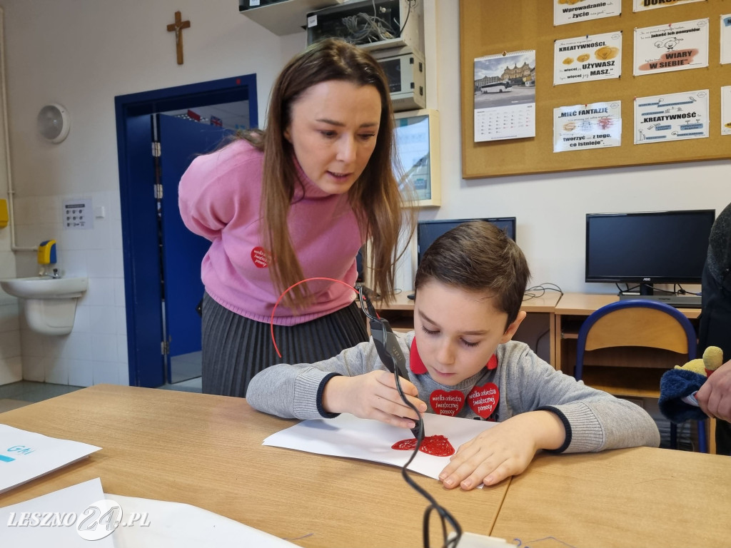 WOŚP w Szkole Podstawowej nr 13 w Lesznie