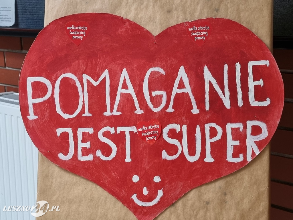 WOŚP w Szkole Podstawowej nr 13 w Lesznie