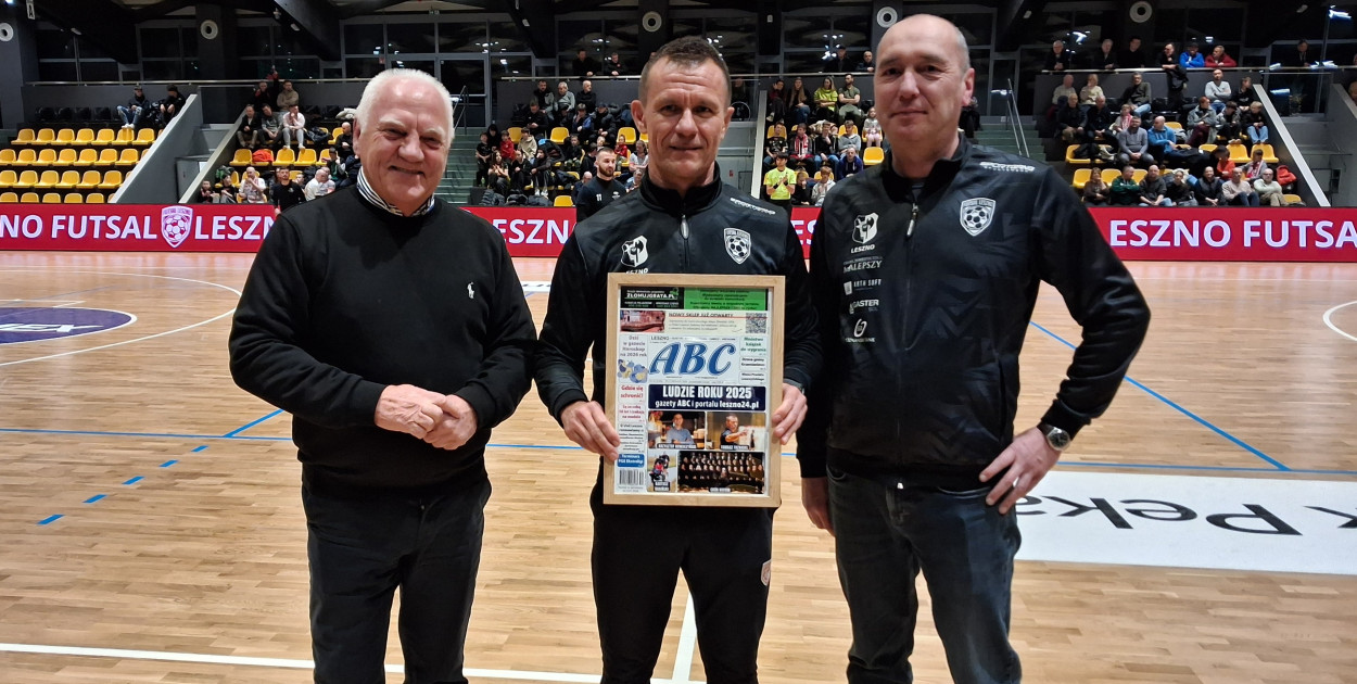 Trener Tomasz Trznadel z naszym wyróżnieniem