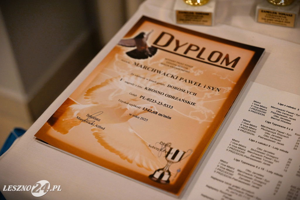 Hodowcy gołębi z Krzemieniewa podsumowali sezon