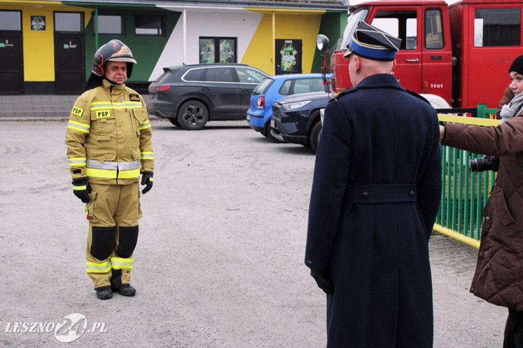 Wicekomendant i rzecznik strażaków przechodzi na emeryturę