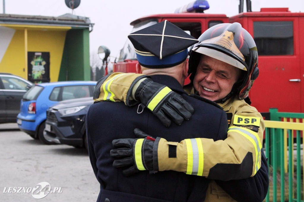 Wicekomendant i rzecznik strażaków przechodzi na emeryturę