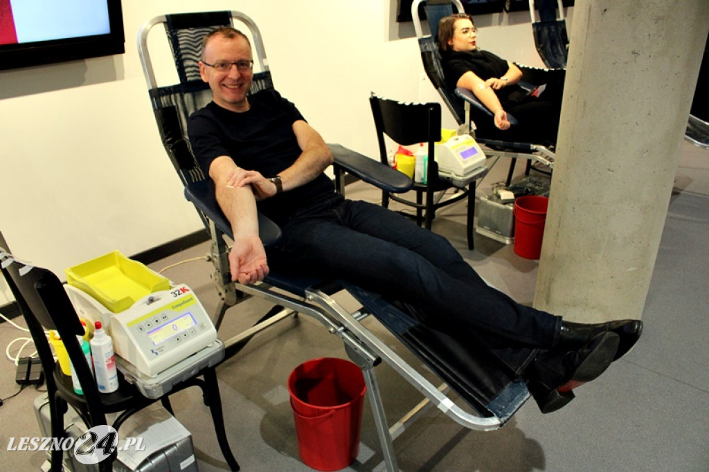 Samorządowa kropla krwi w bibliotece