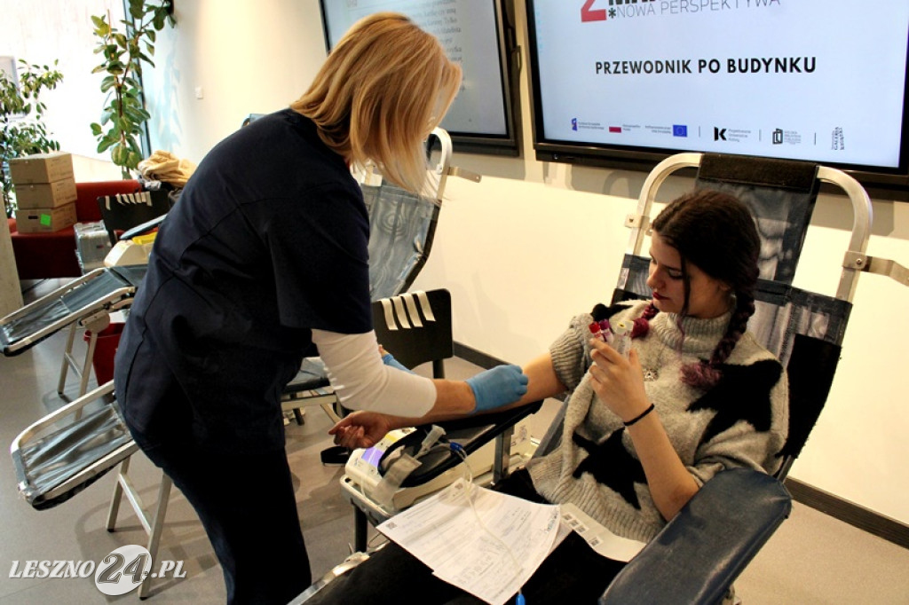 Samorządowa kropla krwi w bibliotece