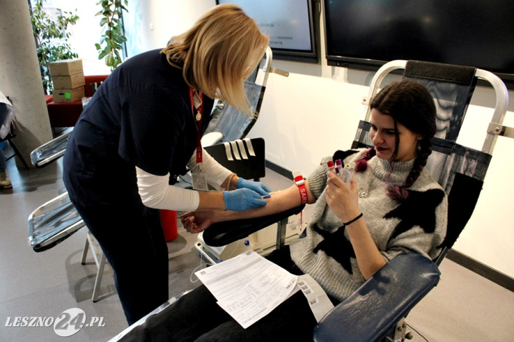 Samorządowa kropla krwi w bibliotece