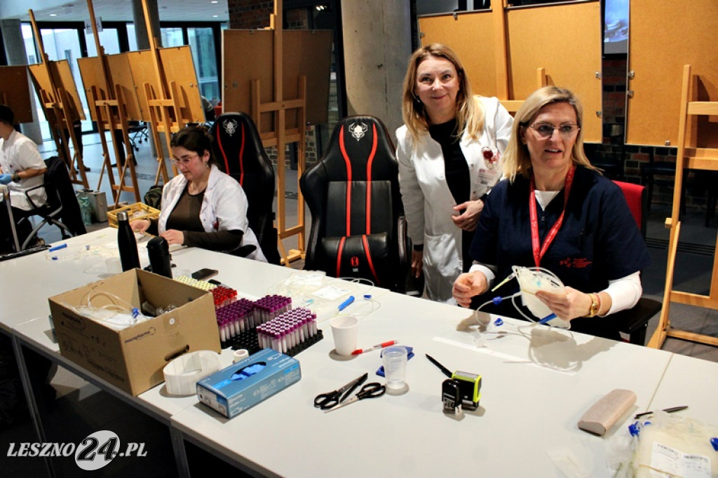 Samorządowa kropla krwi w bibliotece